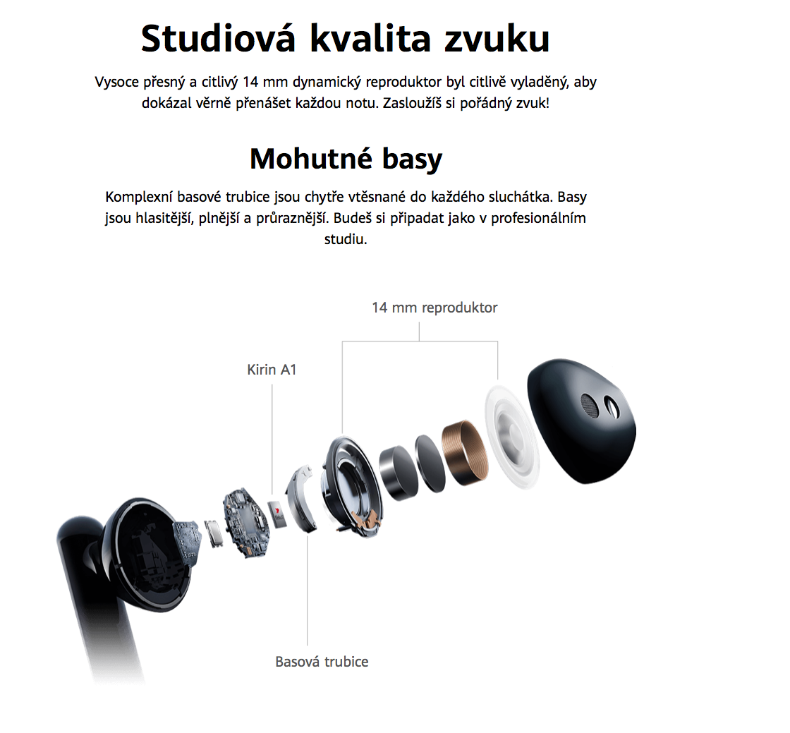 Huawei FreeBuds 3 White - Bezdrátová sluchátka test recenze